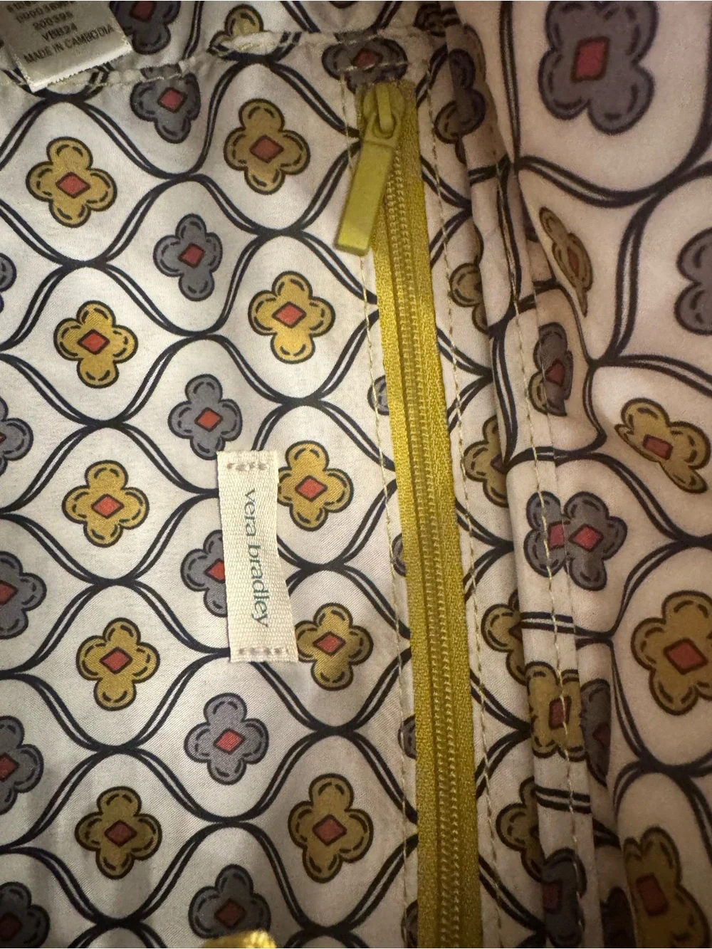 Vera Bradley Yellow adjustable Crossbody Belt Bag